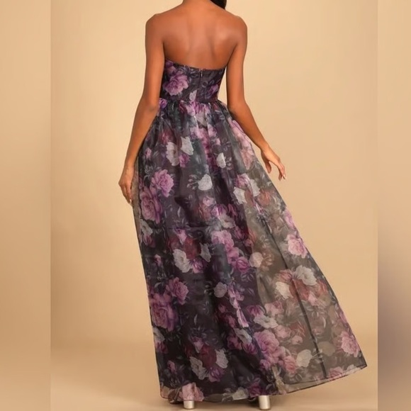 NWT Lulus Wonderful Waltz Bustier Maxi Dress (M) - Picture 2 of 11